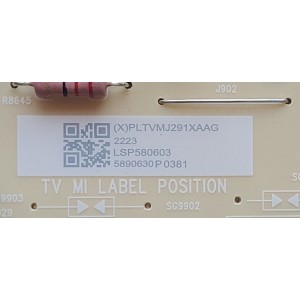 FUENTE PARA TV VIZIO  / NUMERO DE PARTE PLTVMJ291XAAG / 715G9165-P02-002-003M / LSP580603 / A2206501479 / PANEL TPT580WR-U1T01.D REV:S01C / MODELO V585-J01 / V585-J01 LMXHE9KY 